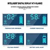 12V6A EU Battery Charger Smart Fast Charger with Intelligent Pulse Repair Battery Smart Fast Charge Tool Digital Display High Power Fast Chargers Universal for Cars and Motorcycles