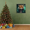 Diamond Painting -DIY Round Drill Anthropomorphic Tiger(40x40 CM)