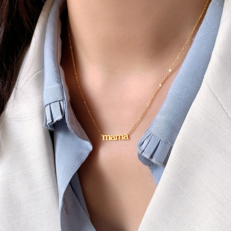 Letter "mama" Pendant Necklace | 168DEAL