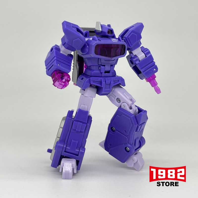 PocketToys PT-03 Shockwave G1 Mini Robot Transformers Model Action Figure On Sale Collectible G1-Style Shockwave Toy for Kids & Adults Premium Mini Shockwave Robot Figurine Detailed Pocket-Sized Transformers Model Perfect Gift for G1 Transformers Fans Sal