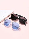 Square-Frame Acetate Sunglasses