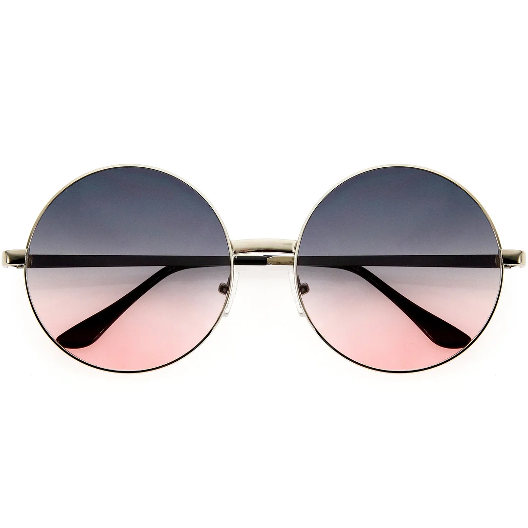 Super Large Oversized Metal Round Circle glasses
