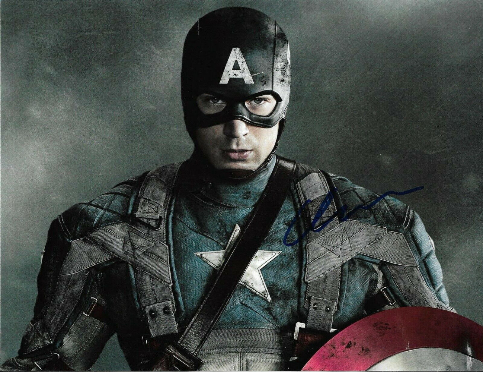 CHRIS EVANS Captain America Autographed 8.5 x 11 Signed Photo Poster painting Marvel REPRINT