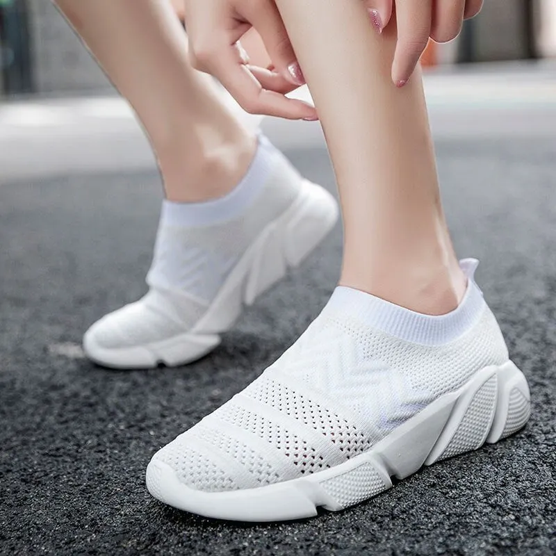 MWY Shoes Woman Sneakers Low Top Socks Casual Shoes Trainers Couple Lightweight Vulcanized Shoes Zapatillas Deportivas Mujer