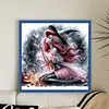 Halloween Mermaid Princess Witch-11CT Counted Cross Stitch 40*40cm/15.75*15.75in tapestrymarket