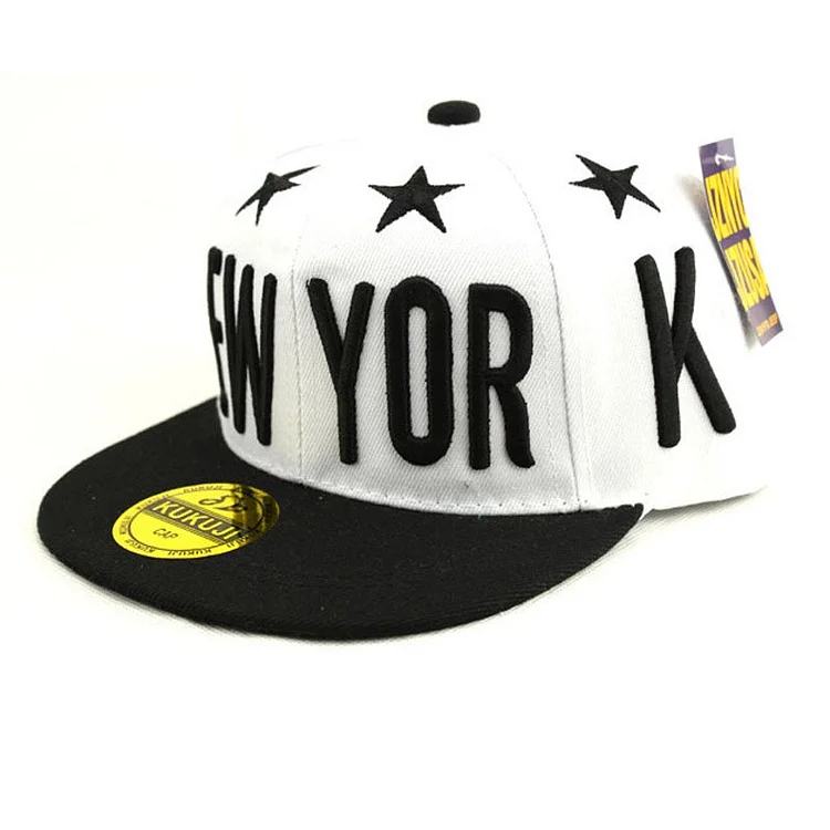 Doitbest Child Baseball Cap For Boys Girls Summer NEW YORK five-star embroidery Kids Sun Hats Autumn Caps Snapback Hat gorras