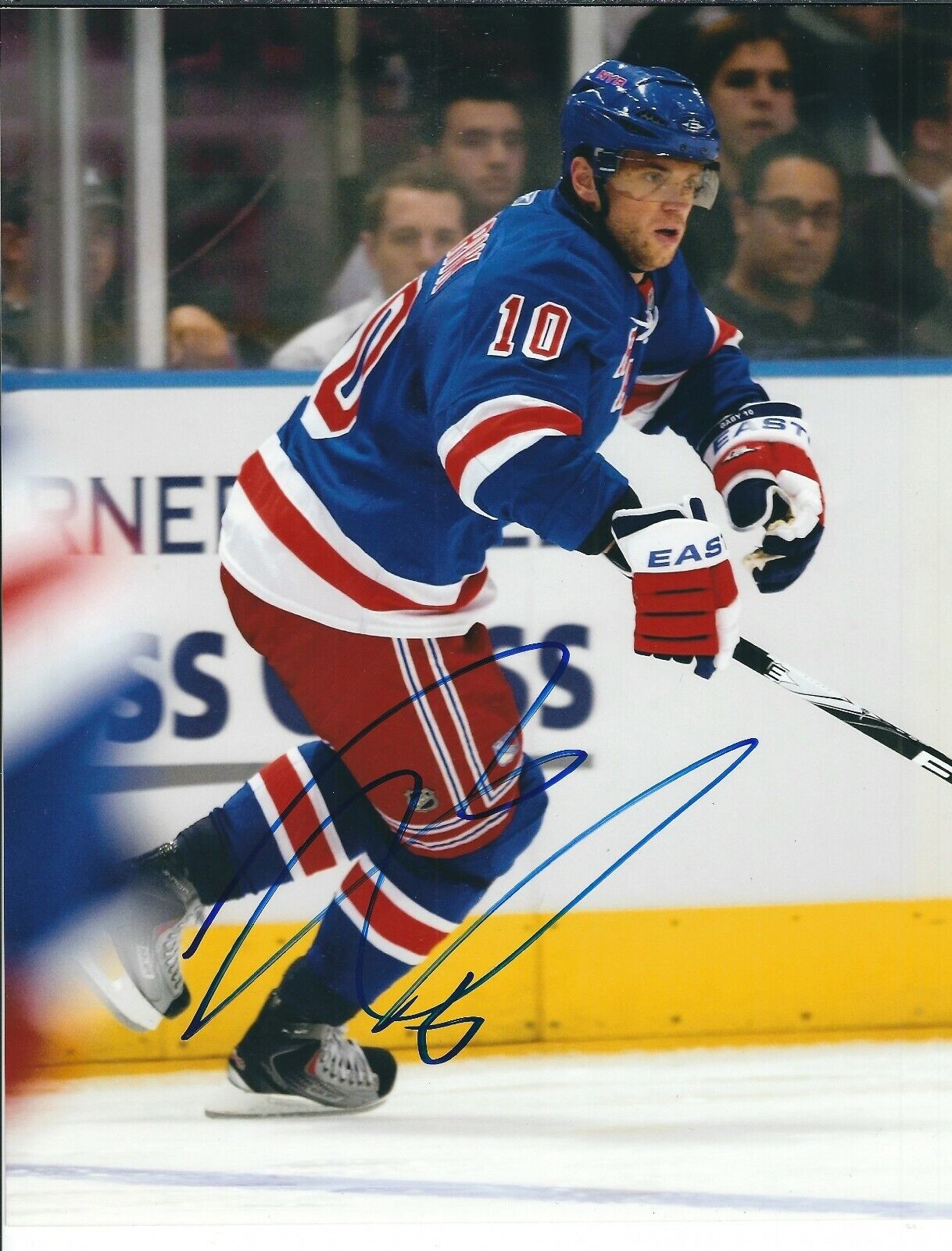 Autographed MARIAN GABORIK New York Rangers 8x10 Photo Poster painting- w/COA