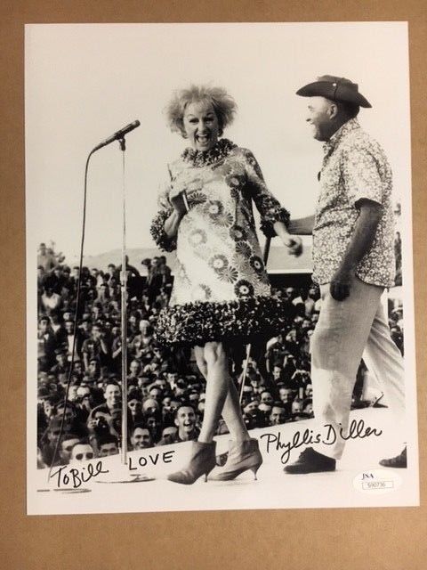 Phyllis Diller Autographed Entertaining The Troops with Bob Hope