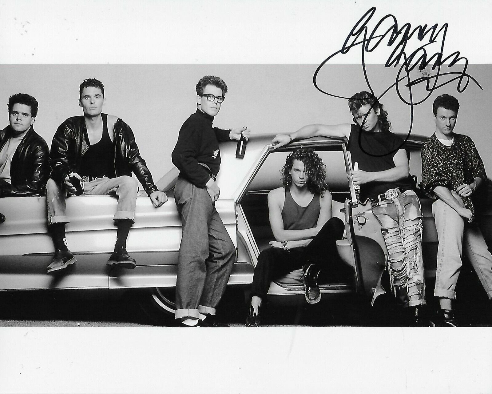 Garry Beers INXS Original Autographed 8X10 Photo Poster painting