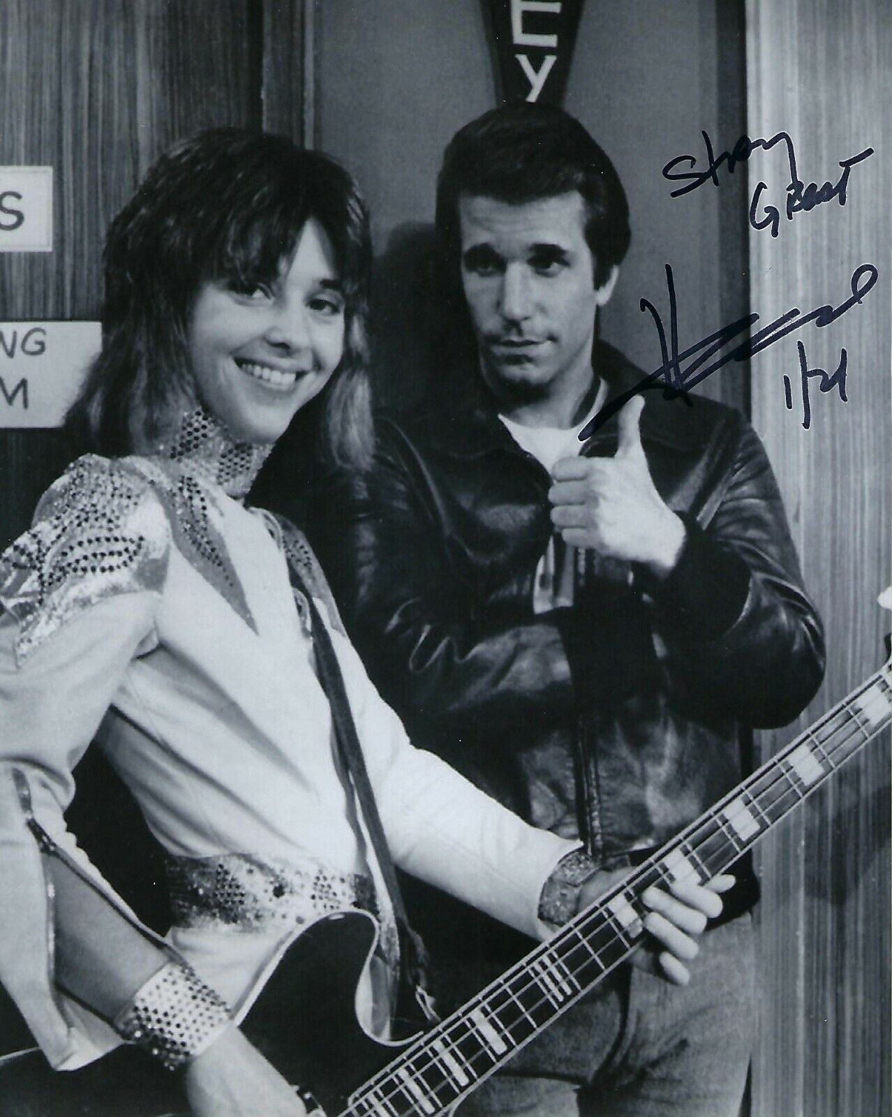 GFA Happy Days the Fonz * HENRY WINKLER * Signed 8x10 Photo Poster painting H6 COA