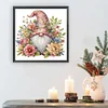 >SALE<5 D DIY Partial Special Shaped Drill Diamond Painting Flower Gnome Art 30x30cm