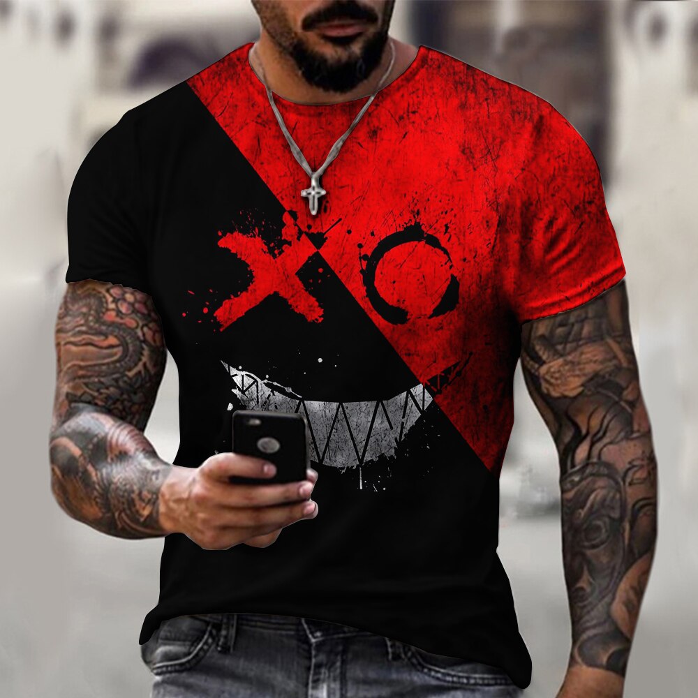 

XOXO Graphic - 3D Printed Men T Shirt, Xxl, 501 Original