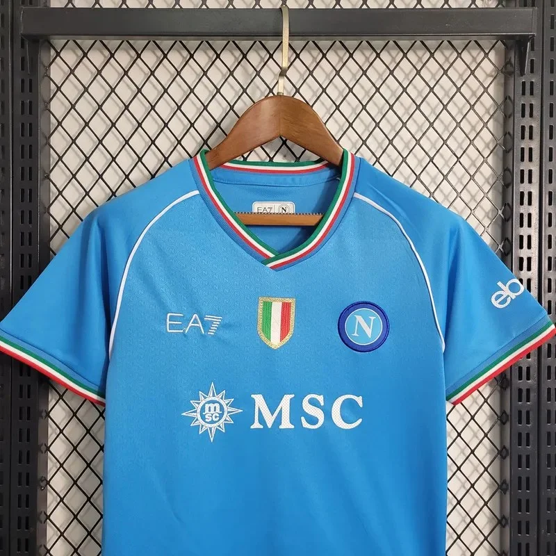 2023/2024 Kids Size Napoli Home Soccer Jersey 1:1 Thai Quality