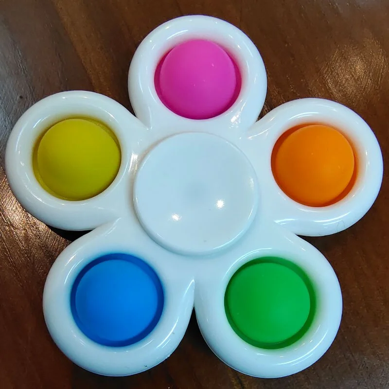 Plus Fidget Spinner 5 Sides Custom Finger Fidget Spinner Toys Flip Spinning Fidget Decompression Toy for Adult Kid