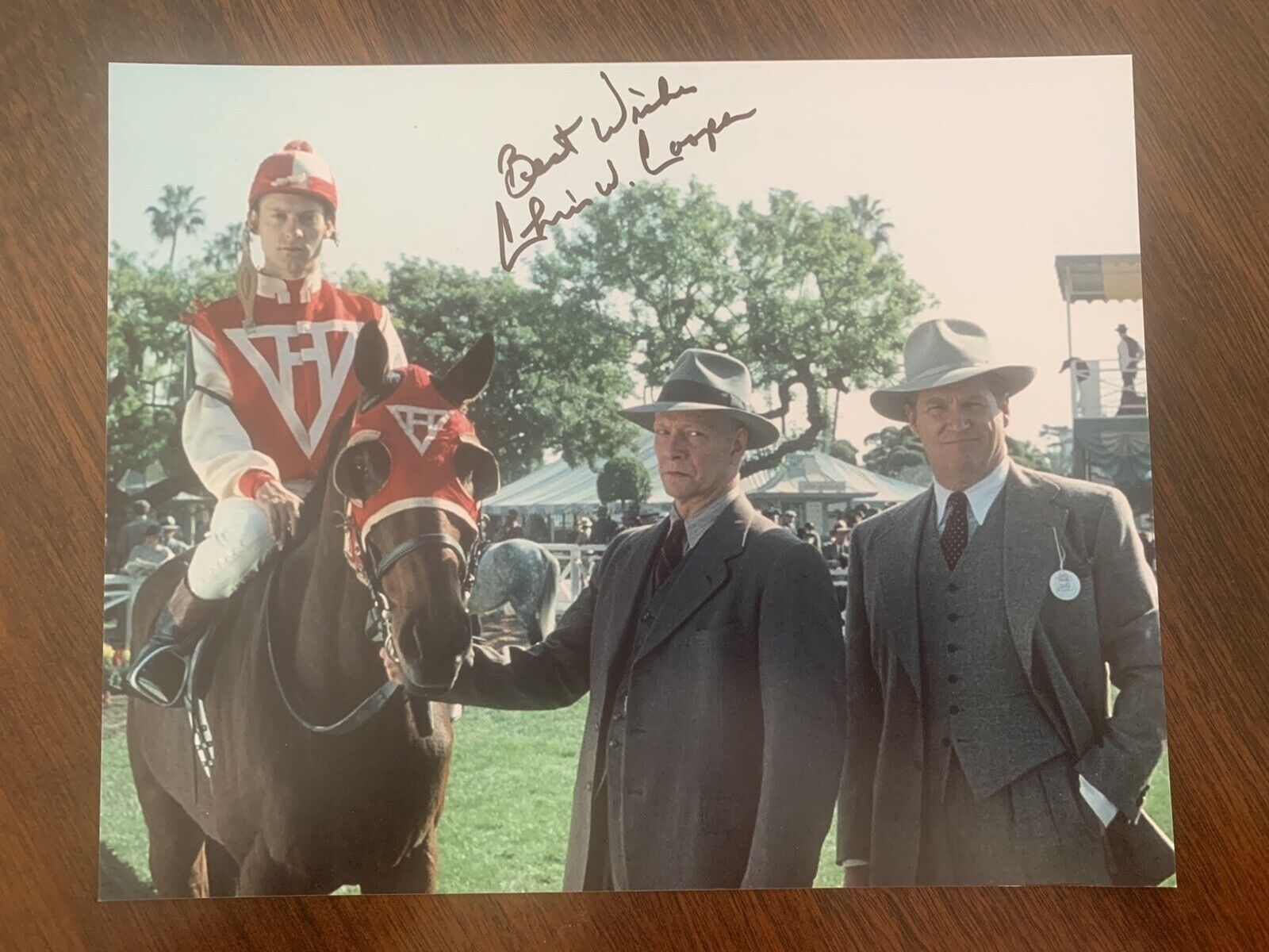 CHRIS COOPER Signed 8x10 Photo Poster painting Seabiscuit Tom Smith Autographed