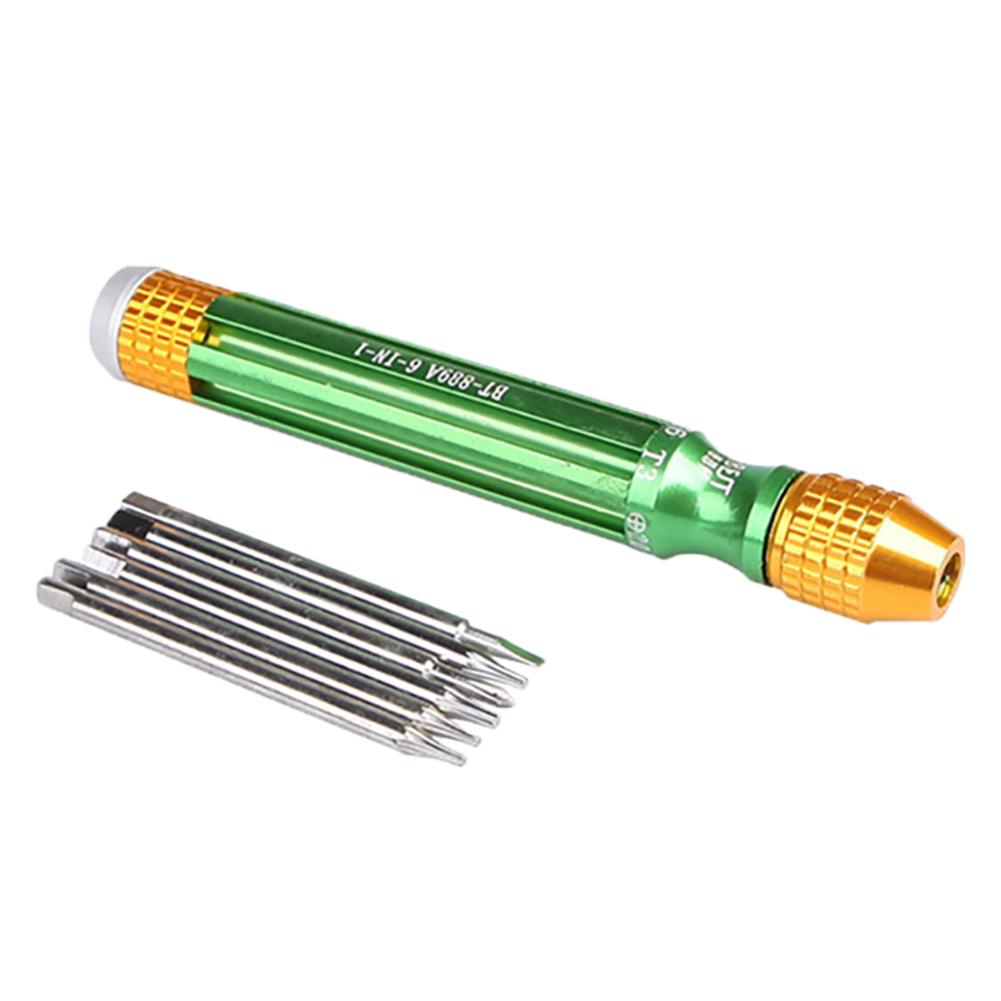 

6-in-1 Multi-functional Mobile Phone Computer Maintenance Screwdriver Bits, 501 Original
