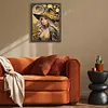 Black And Gold Witch-14CT Stamped Cross Stitch 40*53cm/15.75*20.87in