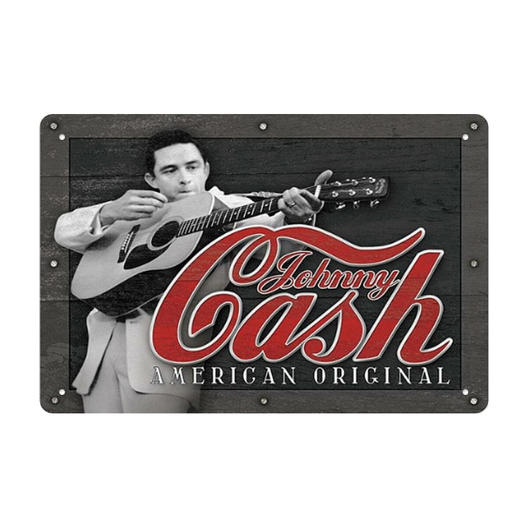 【20*30cm/30*40cm】Johnny Cash - Vintage Tin Signs/Wooden Signs