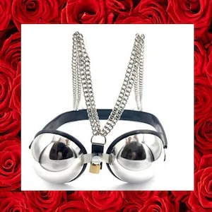 pornhint Pornhint Women's Steel Bra,Metal Bra For Female Three Colours,Adjustable Bust,Sex Toy ,Breast Bondage ,BDSM Fetish Toy