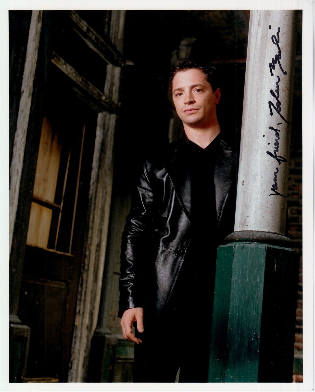 JOSHUA MALINA hand-signed ORIGINAL STUDIO PORTRAIT 8x10 authentic w/ UACC RD COA