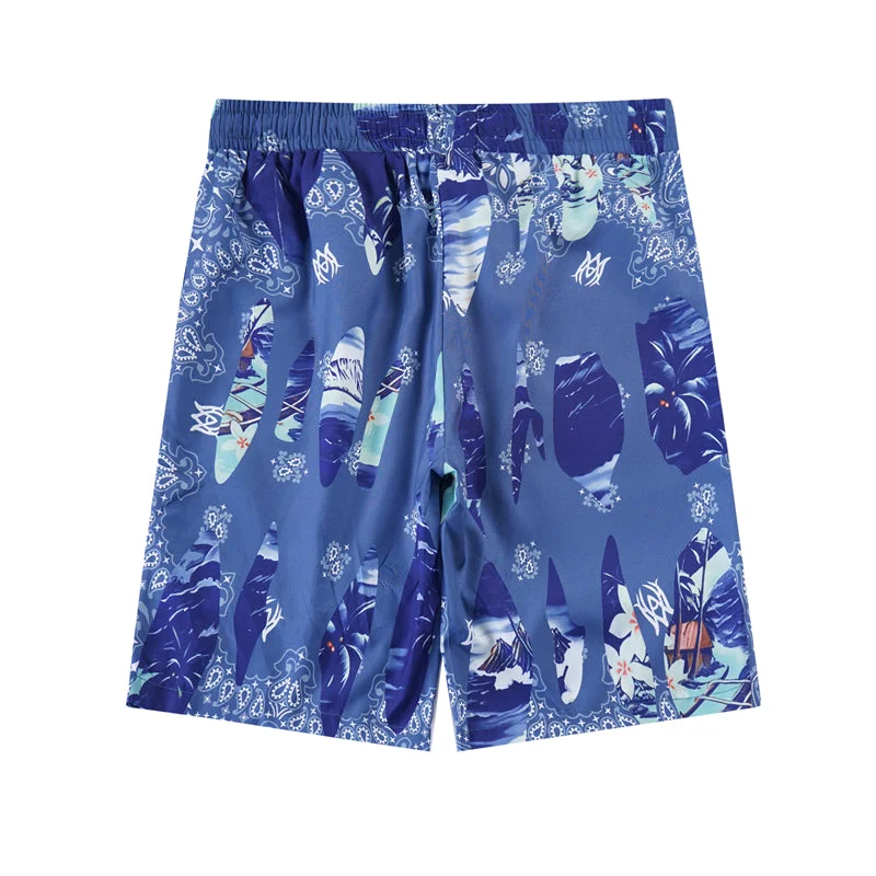 AMIRI 2023 new silk short-sleeved shirt