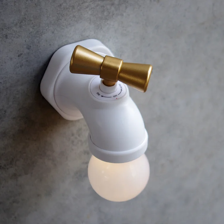 Creative Faucet Night Light - Remind Everyone to Save Water and Electricity