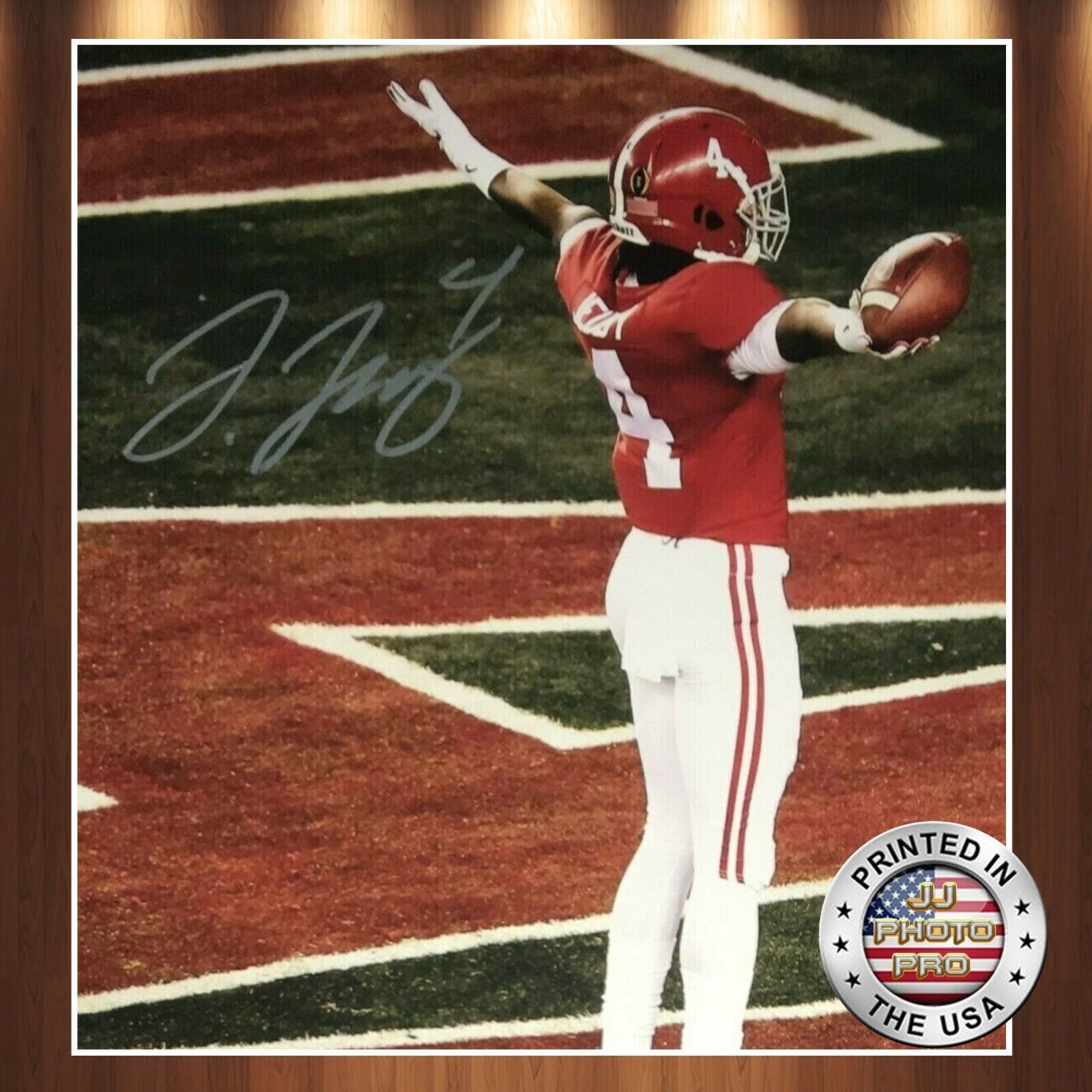 Jerry Jeudy Autographed Signed 8x10 Photo Poster painting (Alabama Crimson Tide) REPRINT