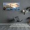 (80*40cm)Lighthouse - Full Round Drill Diamond Painting