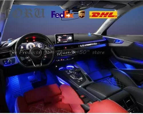 Dronehint For 2017-2020 2021 Audi A4 B9 Interior Trim Door Contour Console Ambient Lights (For: Audi Sport Limited Edition) Parts