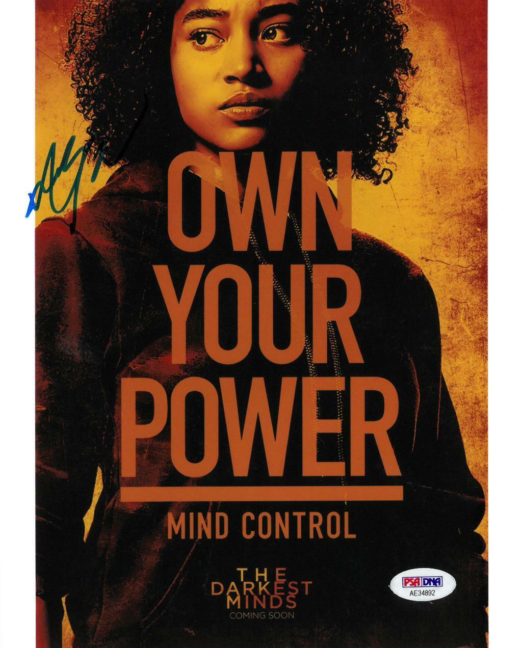 Amandla Stenberg Signed The Darkest Minds Autographed 8x10 Photo Poster painting PSA/DNA#AE34892