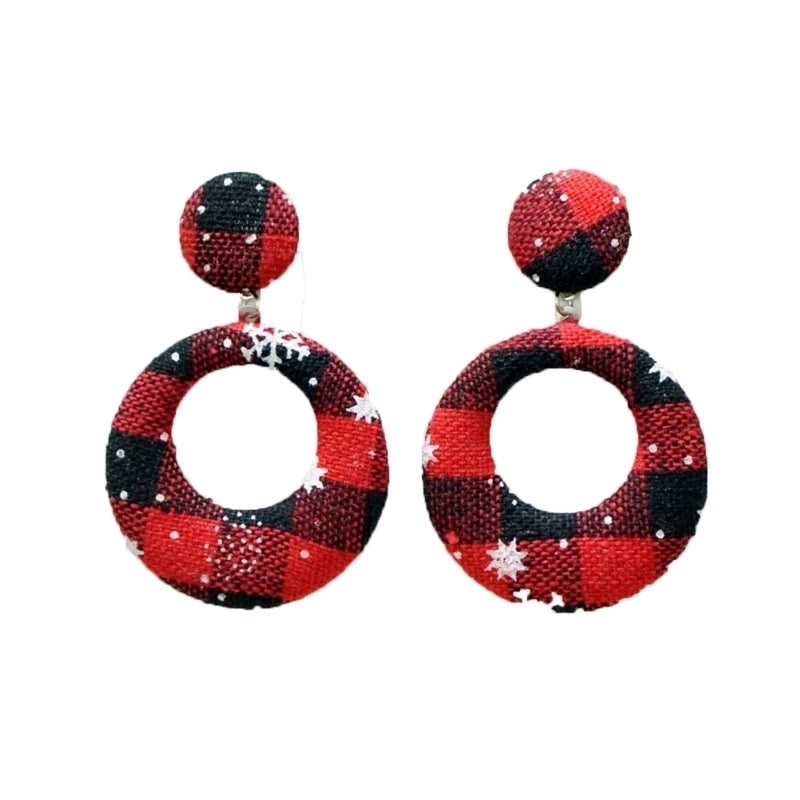 Fashion Geometric Cloth Hollow Out Women’s Earrings 1 Pair