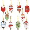 10pcs Diamond Painting Hanging Ornament Single Side Ice Cream Christmas Gifts
