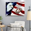 Diamond Painting -DIY Full Square Drill Flag Eagle
