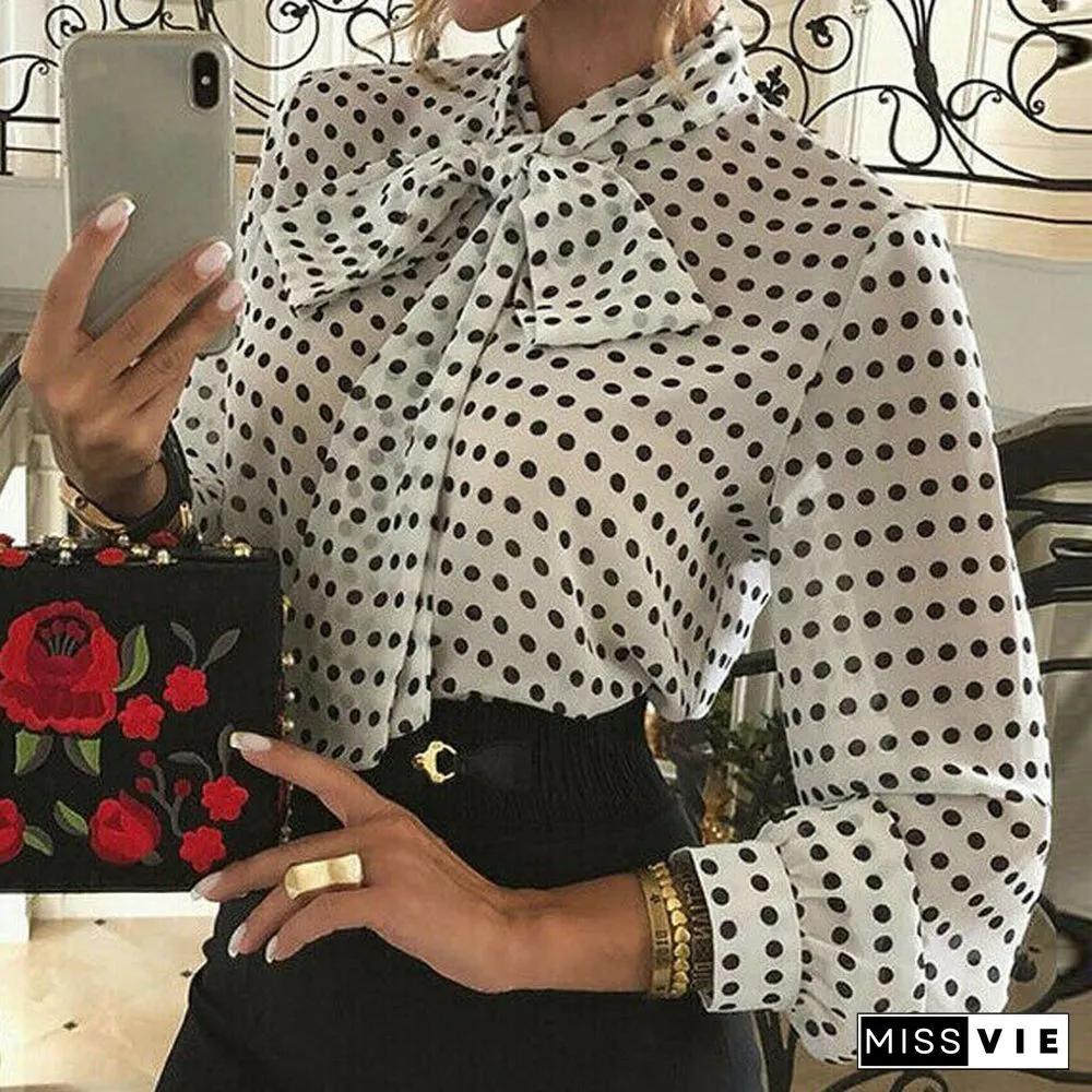 Elegant ladies shirt womens long sleeve office lady work wear formal shirts tops blouses