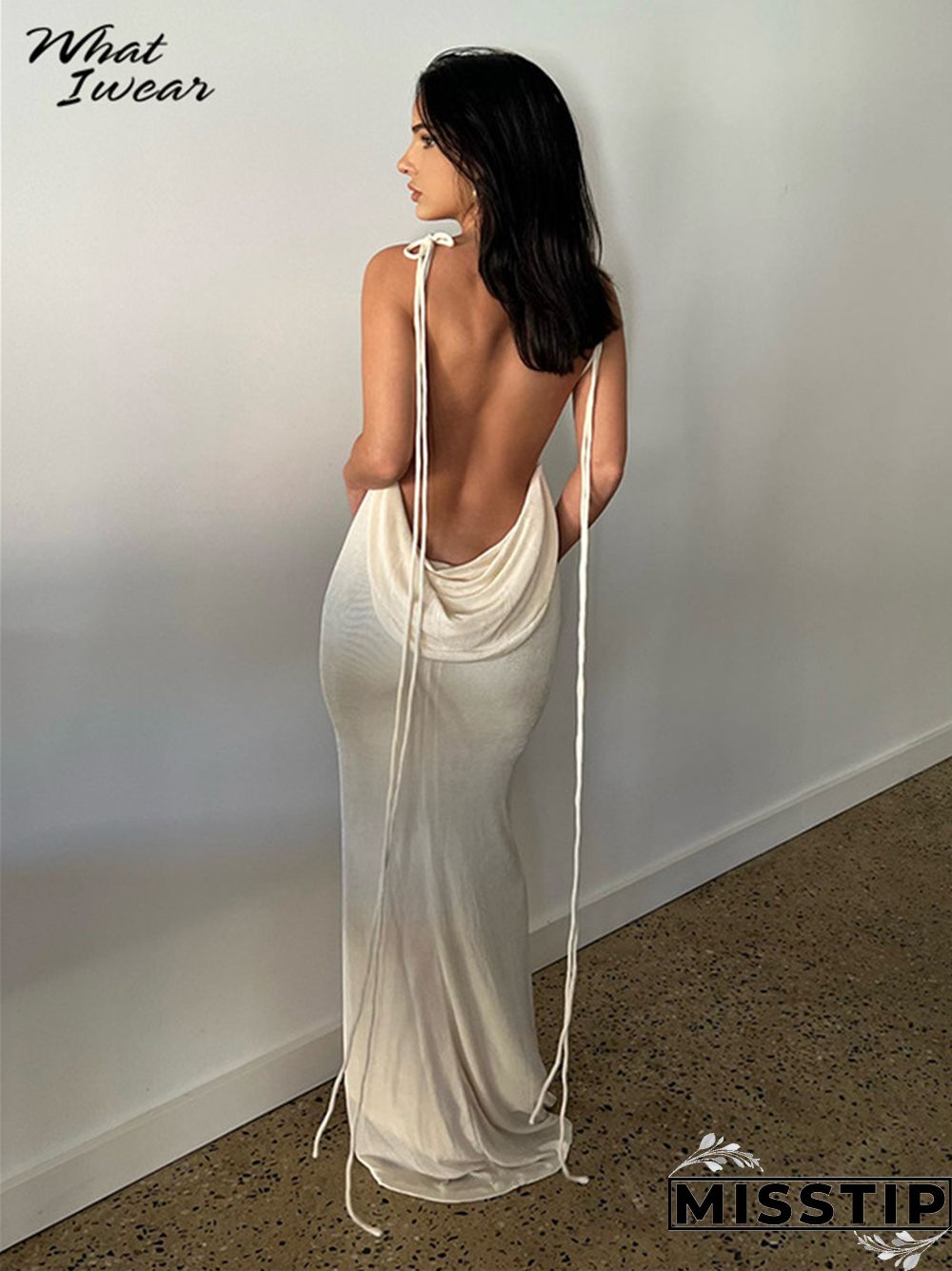 Backless Maxi Dress Sexy Blue Orange Spaghetti Strap Slim Women Long Club Party Beach