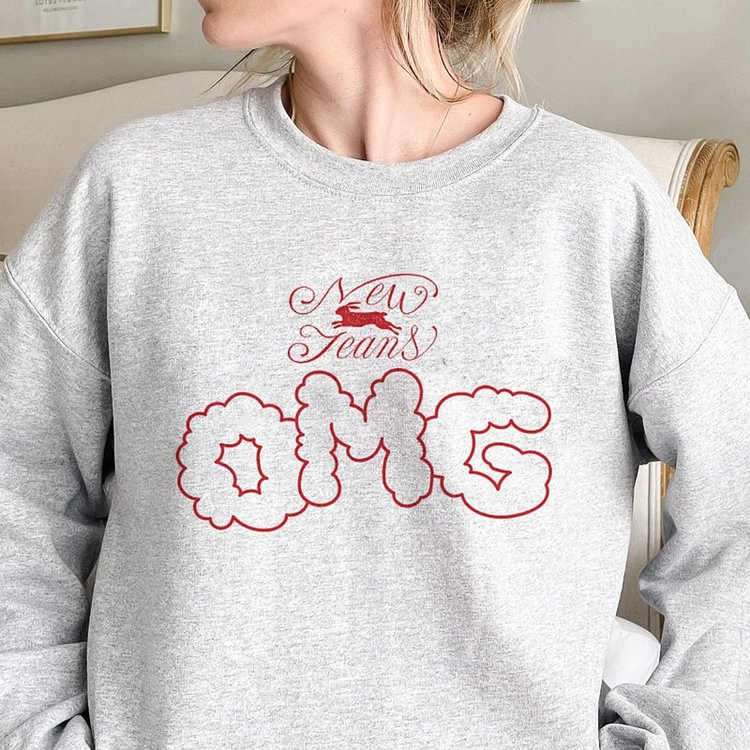 NewJeans OMG Logo Sweatshirt