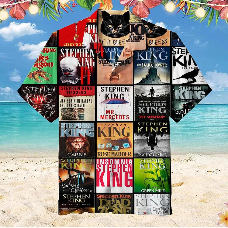 Stephen King Scary Novels|Unisex Hawaiian Shirt