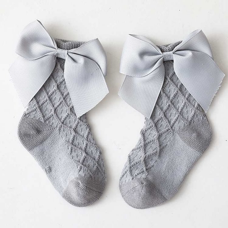 Baby Lace Bowknot Hollow-out Socks