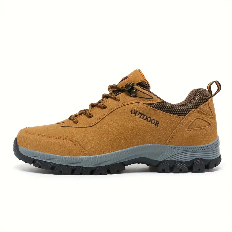 hiking shoes men s vintage solid comfy non slip durable lace 5