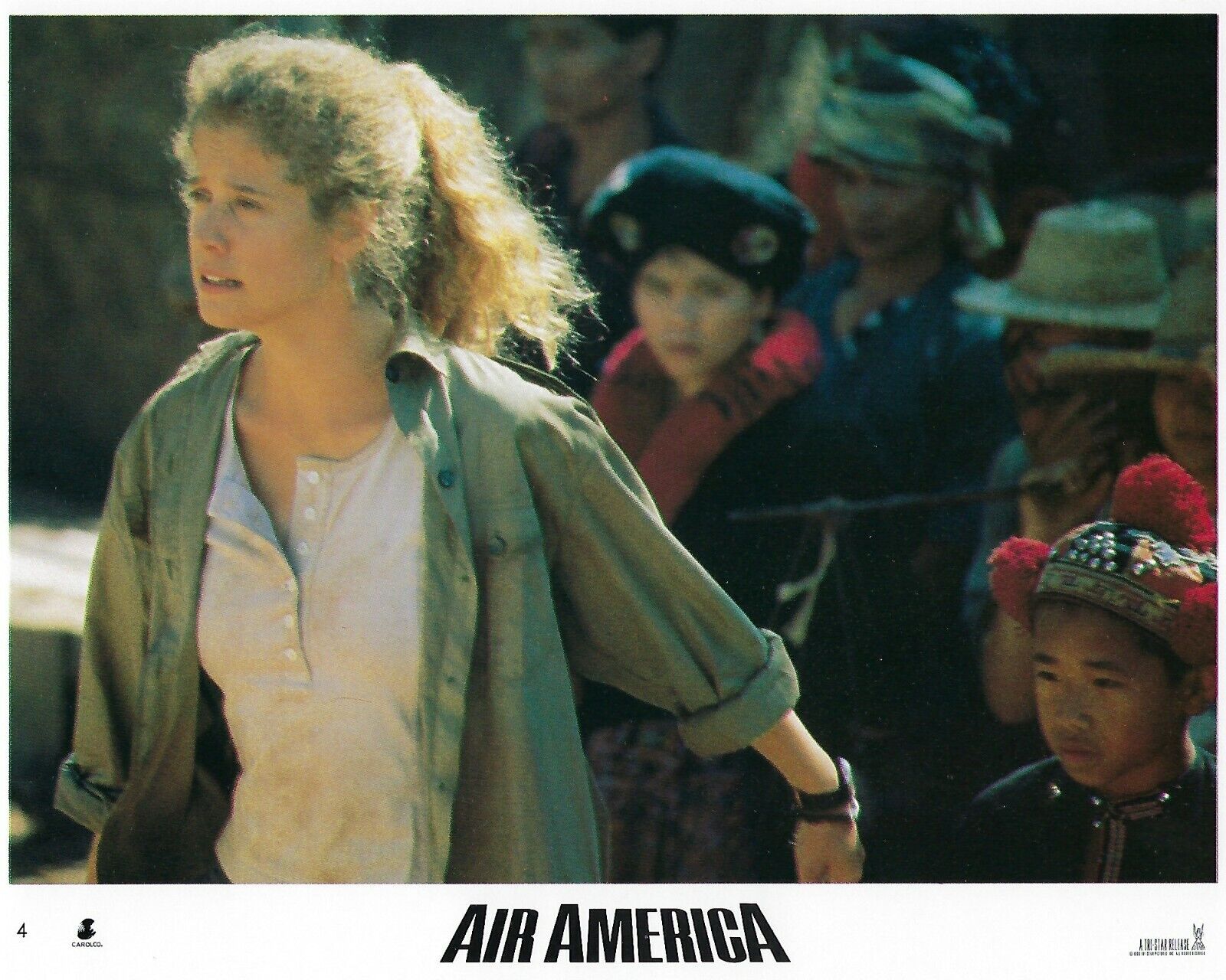 Air America Original 8x10 Lobby Card Poster Photo Poster painting 1990 Downey Jr. Gibson #4