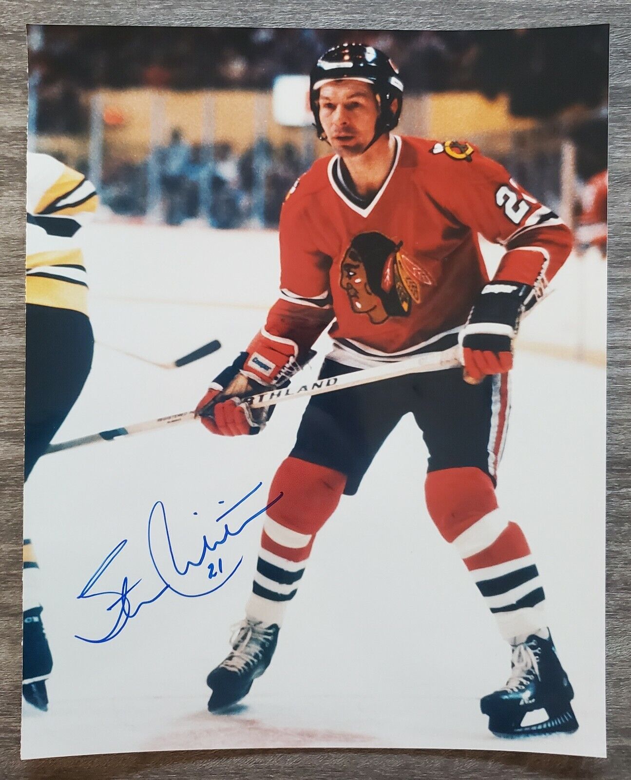 Stan Mikita Signed 8x10 Photo Poster painting Chicago Blackhawks Hockey NHL HOF LEGEND RAD