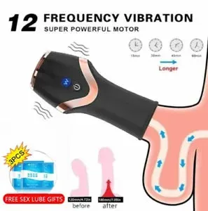 Male Masturbators Automatic Stroker Cup Penis Massage Sex Toys Masterbaters  USA