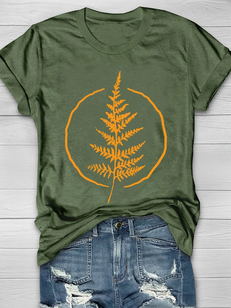 Eagerlys Gold Version Plant Que T-shirt Eagerlys