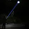 10Pcs LED Flashlight Telescopic Zoomable Flashlight with Hook for Camping Hiking