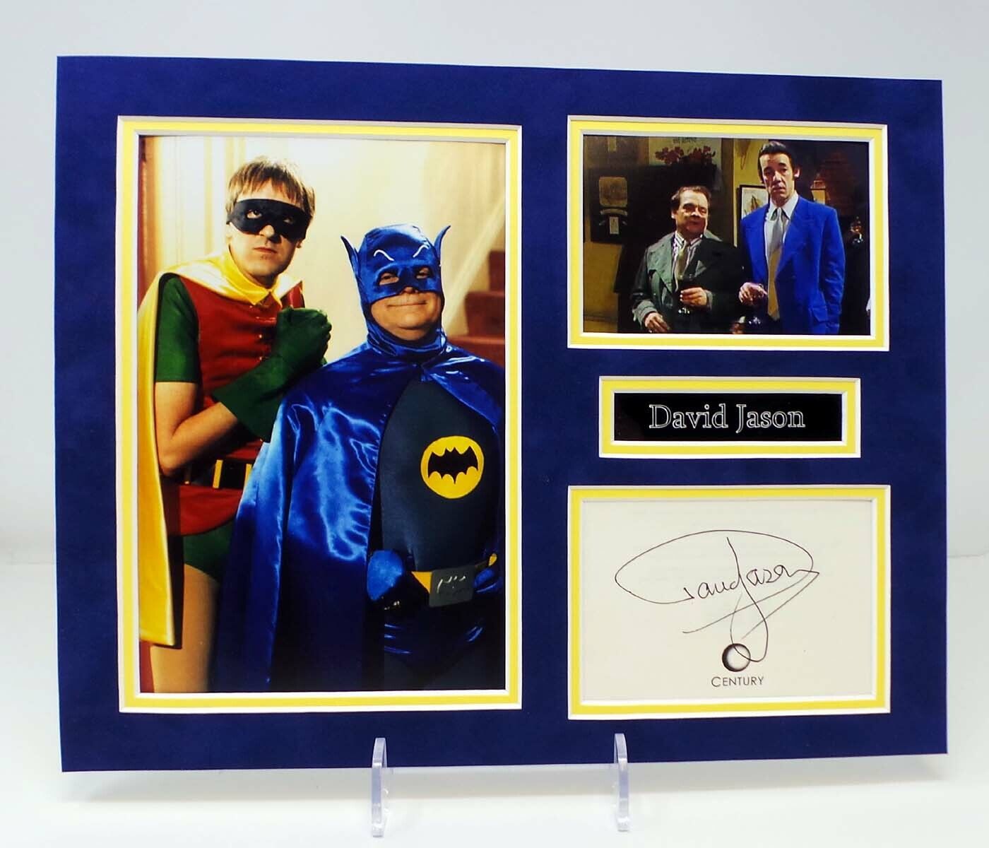 David JASON Signed Mounted Photo Poster painting Display 3 AFTAL RD COA Only Fools & Horses