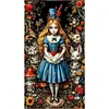 Alice-14CT Stamped Cross Stitch 40*70cm/15.75*27.56in(Big Size) tapestrymarket