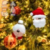 Felt Spheres Of Santa And Mrs.Claus Template Set-- With Instructions
