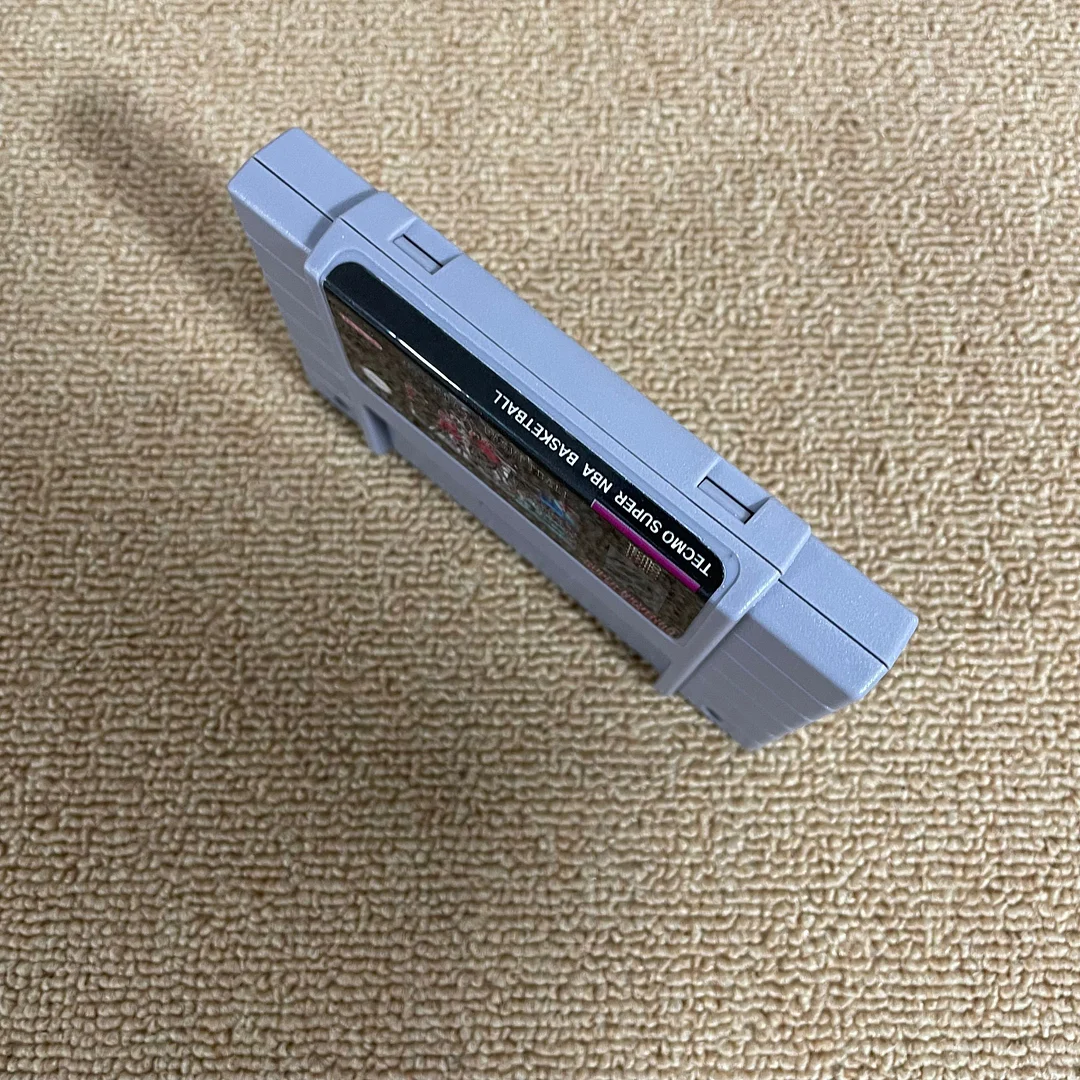 Tecom Super NBA Basketball SNES For Super Nintendo Entertainment System - 16 Bit US Version Game Cartridge