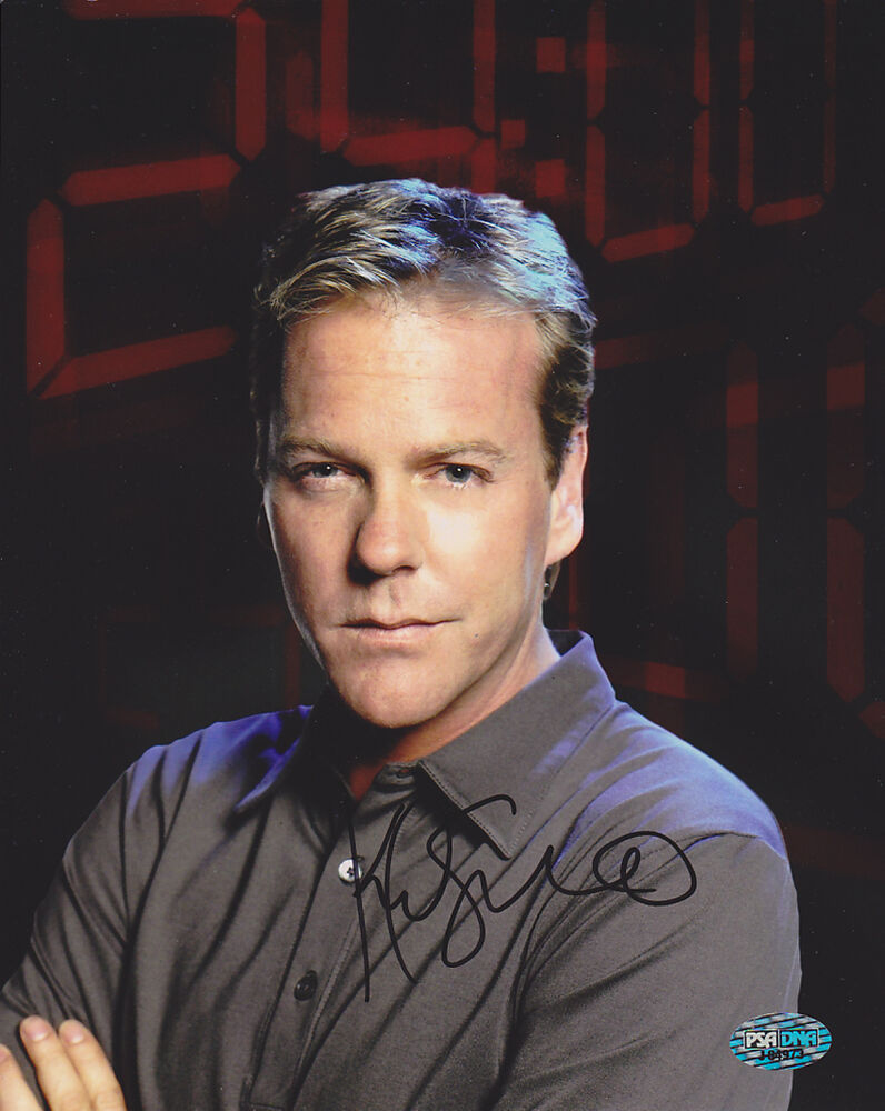 Kiefer Sutherland SIGNED 8x10 Photo Poster painting Jack Bauer 24 PSA/DNA AUTOGRAPHED