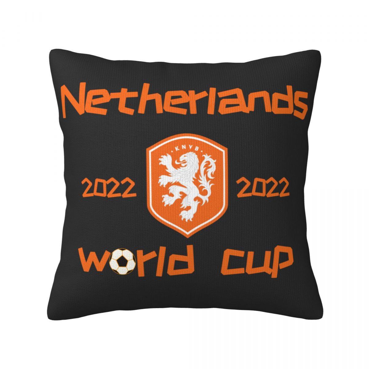 Netherlands 2022 World Cup Team Logo Pillow Covers 18x18 Inch